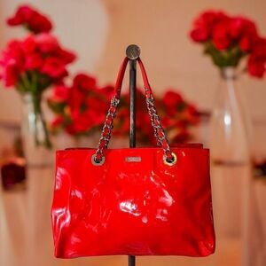 Kate Spade Red Patent Leather Tote